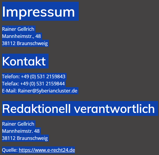 Impressum